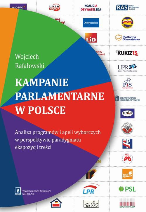 Okładka książki o tytule: Kampanie parlamentarne w Polsce