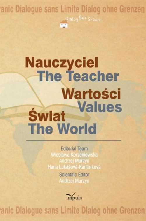 Обложка книги под заглавием:Nauczyciel  wartości  świat