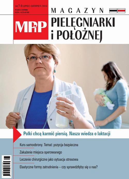 Обложка книги под заглавием:Magazyn Pielęgniarki i Położnej nr 7-8(2013)
