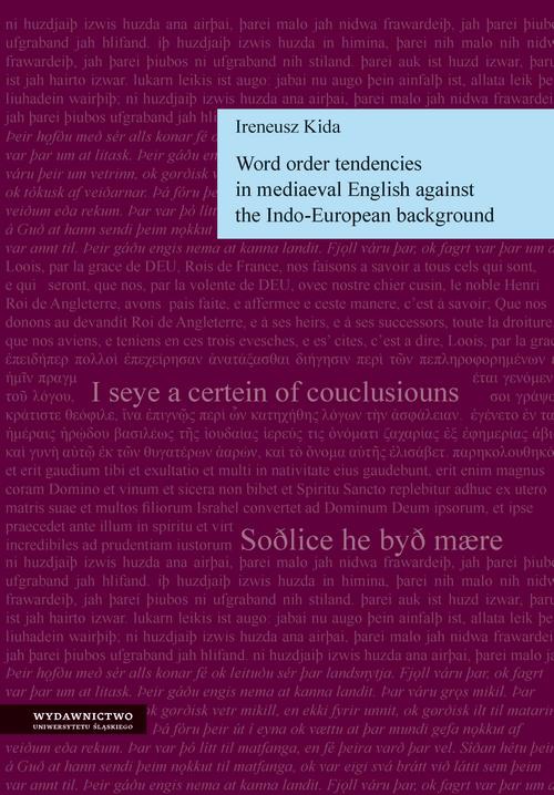Okładka książki o tytule: Word order tendencies in mediaeval English against the Indo-European background