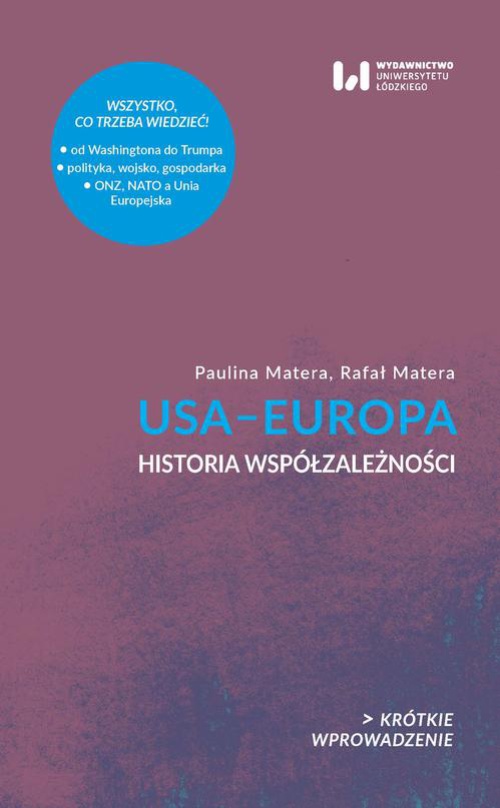 Okładka książki o tytule: USA–Europa