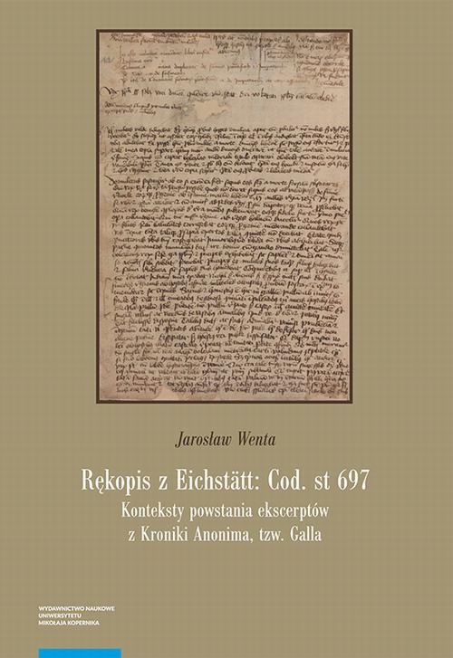 Обложка книги под заглавием:Rękopis z Eichstätt: Cod. st 697