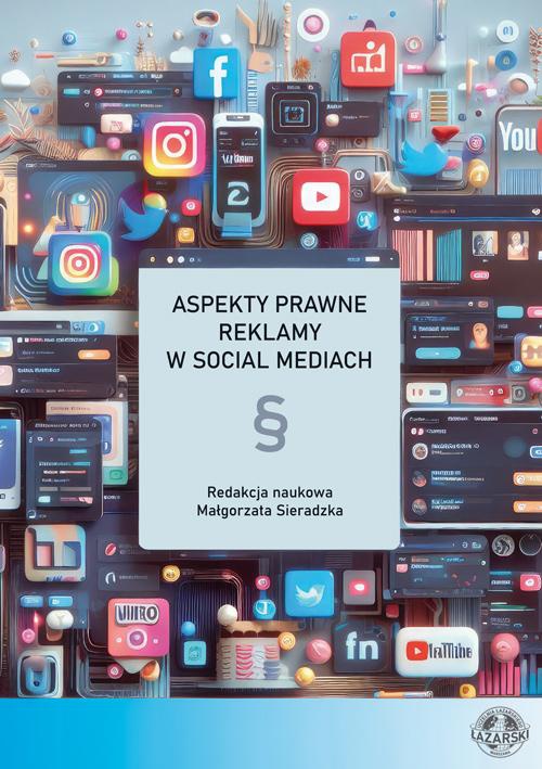 Okładka książki o tytule: Aspekty prawne reklamy w social mediach