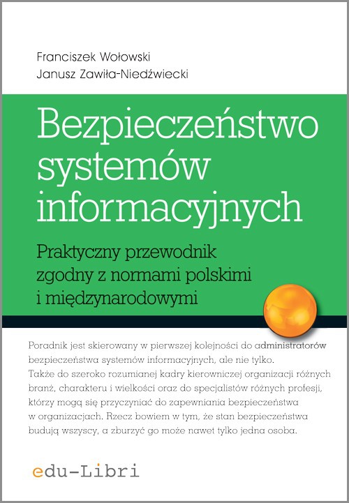 Обкладинка книги з назвою:Bezpieczeństwo systemów informacyjnych