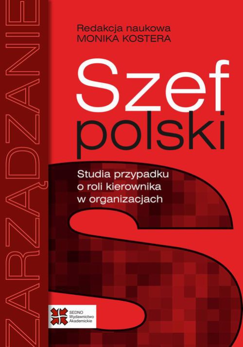 Обложка книги под заглавием:Szef polski