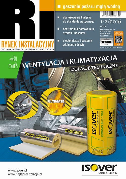 The cover of the book titled: Rynek Instalacyjny 1-2/2016