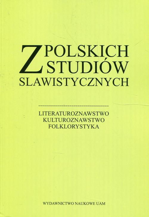 The cover of the book titled: Z polskich studiów slawistycznych