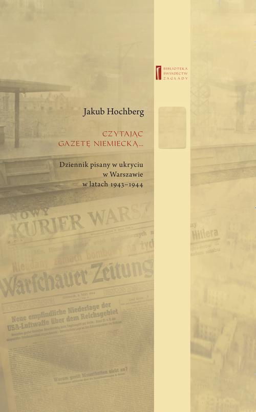 The cover of the book titled: Czytając gazetę niemiecką...