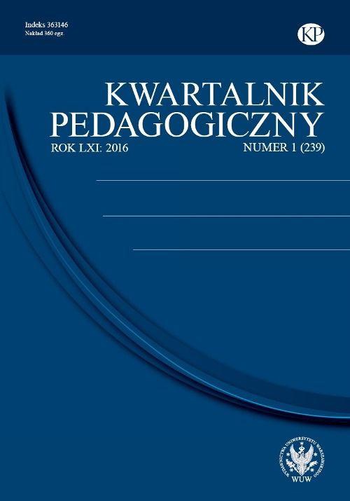 The cover of the book titled: Kwartalnik Pedagogiczny 2016/1 (239)