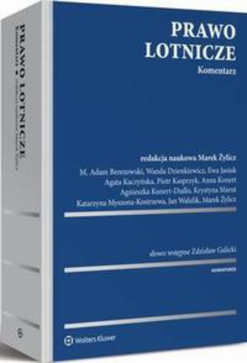The cover of the book titled: Prawo lotnicze. Komentarz