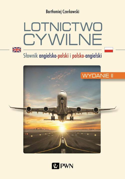 Обложка книги под заглавием:Lotnictwo cywilne
