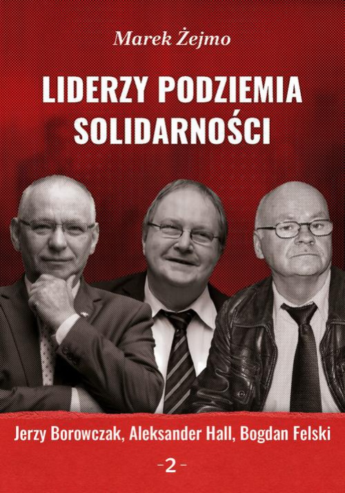 Okładka książki o tytule: Liderzy podziemia „Solidarności” 2. Jerzy Borowczak, Bogdan Felski, Aleksander Hall