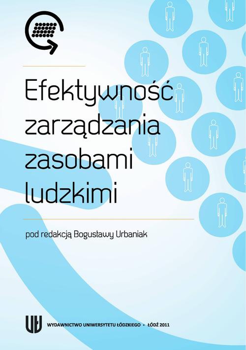 The cover of the book titled: Efektywność zarządzania zasobami ludzkimi