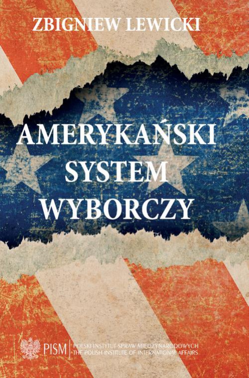 The cover of the book titled: Amerykański System Wyborczy