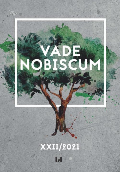 Обкладинка книги з назвою:Vade Nobiscum, tom XXII/2021