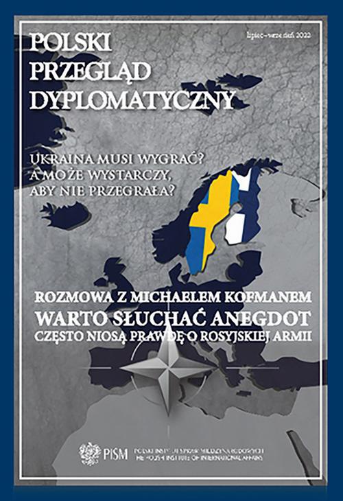 Okładka książki o tytule: Polski Przegląd Dyplomatyczny 3/2022