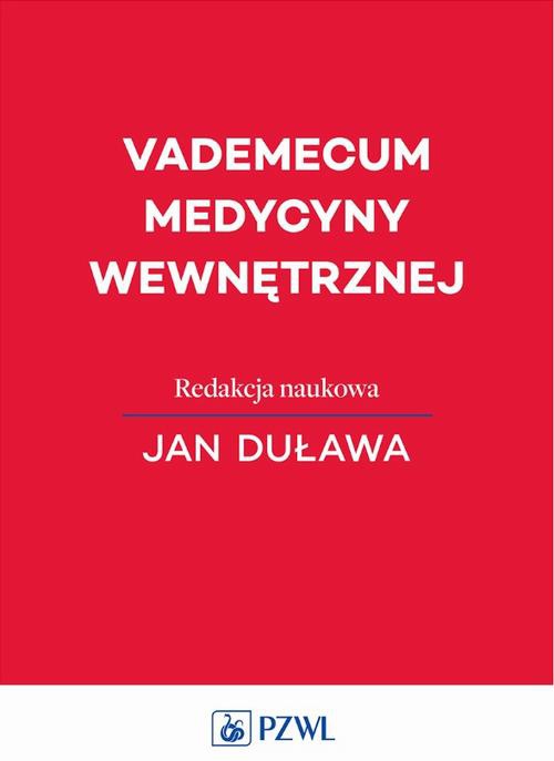 Обложка книги под заглавием:Vademecum medycyny wewnętrznej