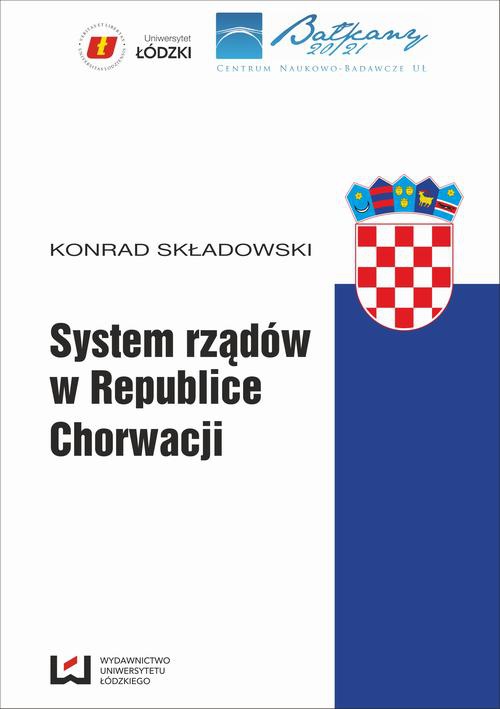 Okładka książki o tytule: System rządów w Republice Chorwacji