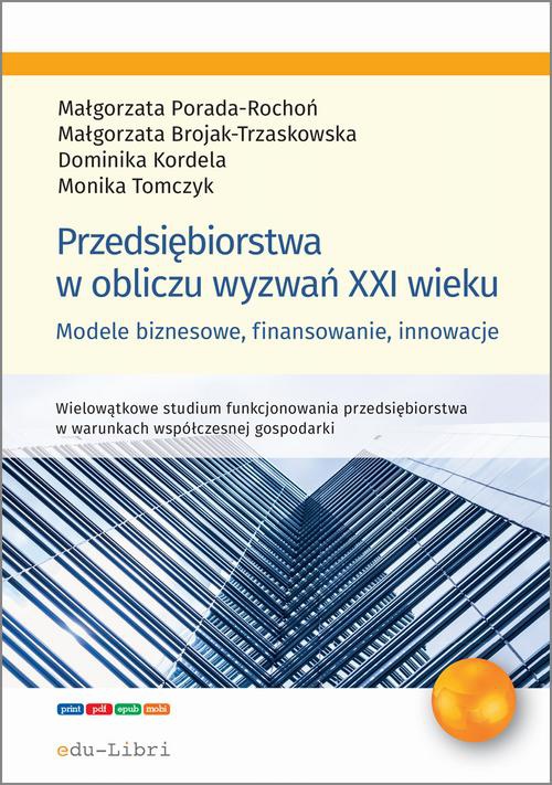 The cover of the book titled: Przedsiębiorstwa w obliczu wyzwań XXI wieku