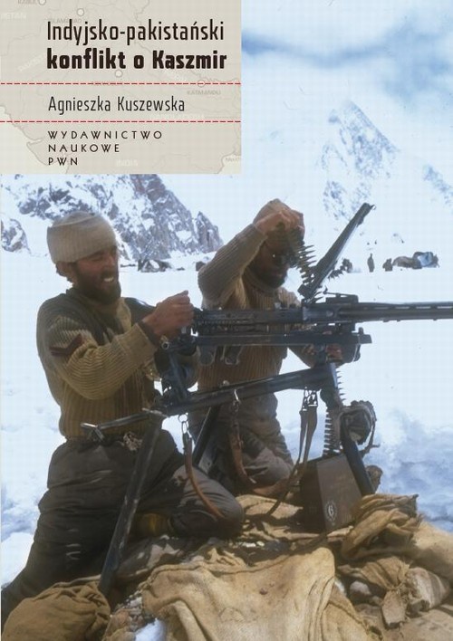 Обложка книги под заглавием:Indyjsko-pakistański konflikt o Kaszmir