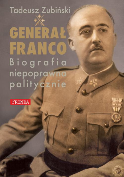 The cover of the book titled: Generał Franco