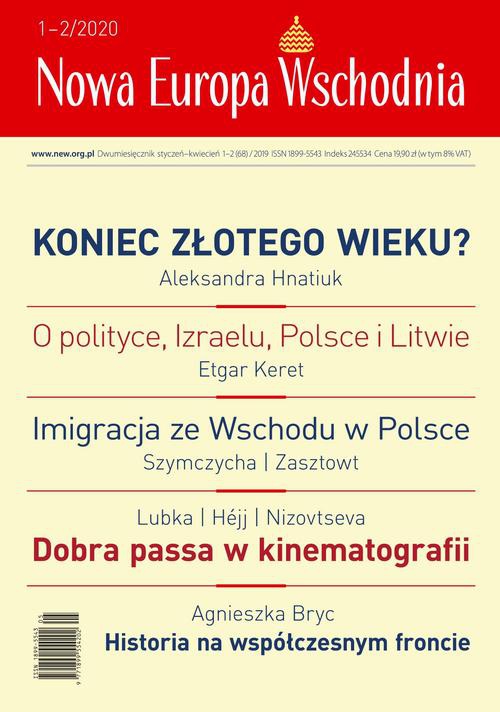 The cover of the book titled: Nowa Europa Wschodnia 1-2/2020