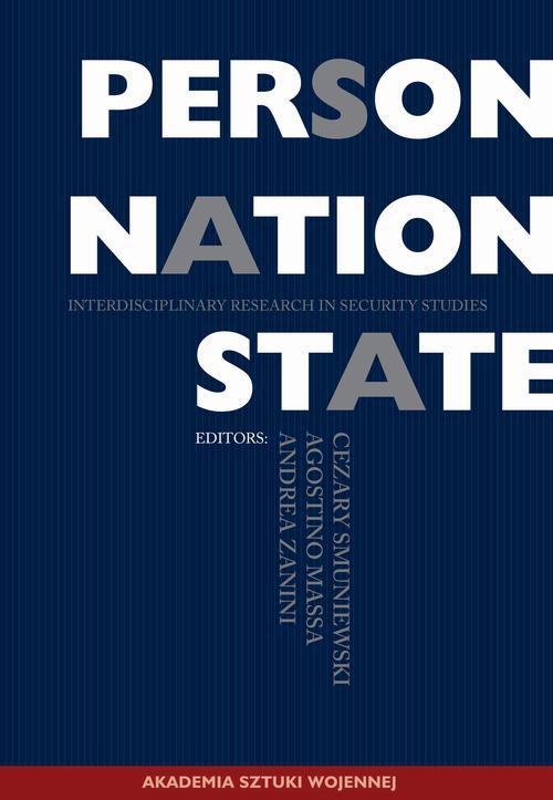 The cover of the book titled: Person, Nation, State. Interdisciplinary Reaserch in Security Studies