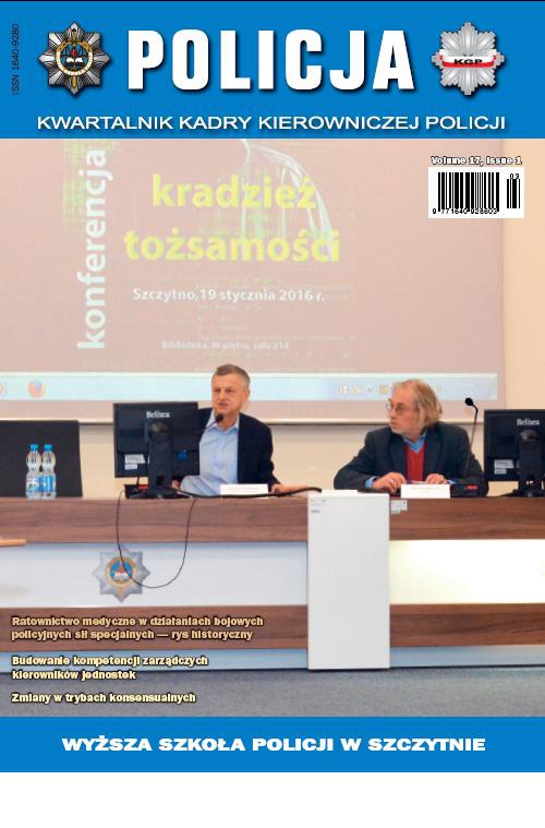 The cover of the book titled: Policja 1/2016