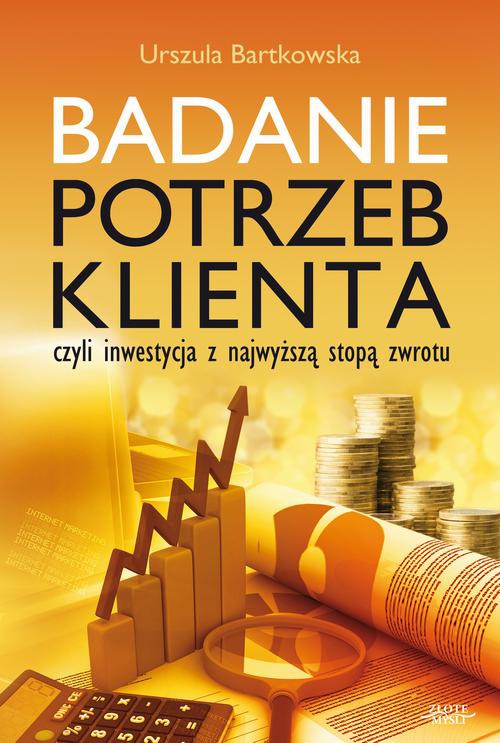 The cover of the book titled: Badanie potrzeb klienta