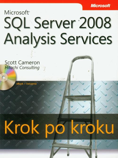The cover of the book titled: Microsoft SQL Server 2008 Analysis Services Krok po kroku