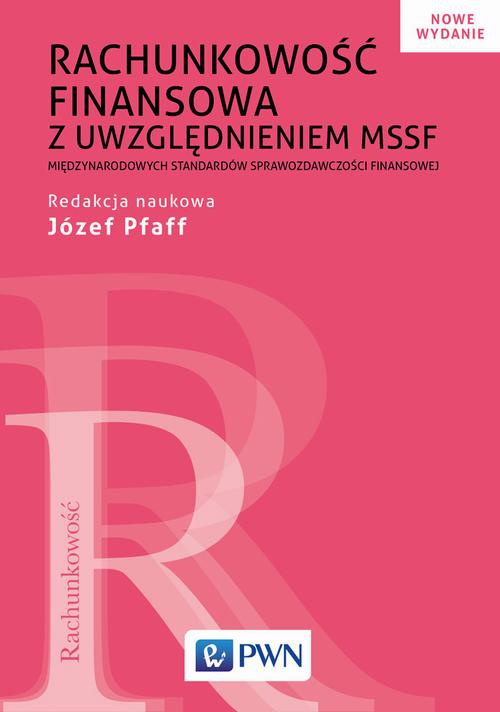 The cover of the book titled: Rachunkowość finansowa z uwzględnieniem MSSF