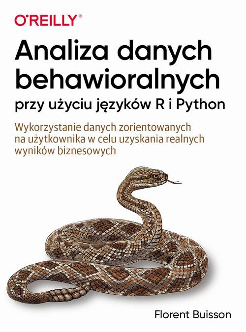 Okładka książki o tytule: Analiza danych behawioralnych przy użyciu języków R i Python