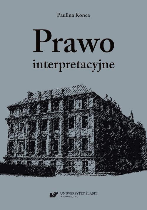 The cover of the book titled: Prawo interpretacyjne