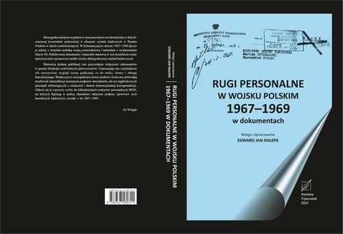 The cover of the book titled: Rugi personalne w Wojsku Polskim 1967-1969 w dokumentach.