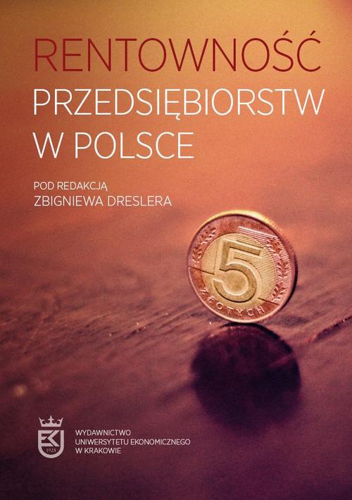 Обложка книги под заглавием:Rentowność przedsiębiorstw w Polsce