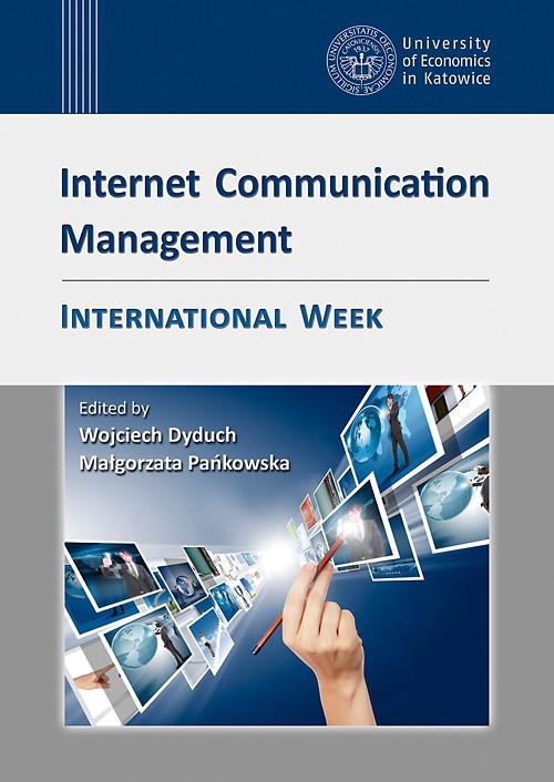 Okładka książki o tytule: Internet Communication Management. International Week
