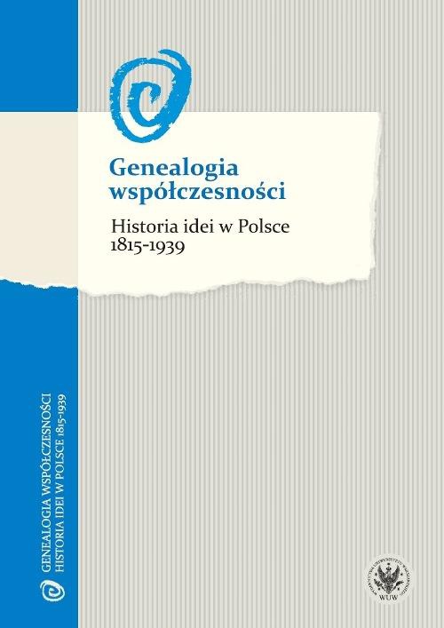 The cover of the book titled: Genealogia współczesności