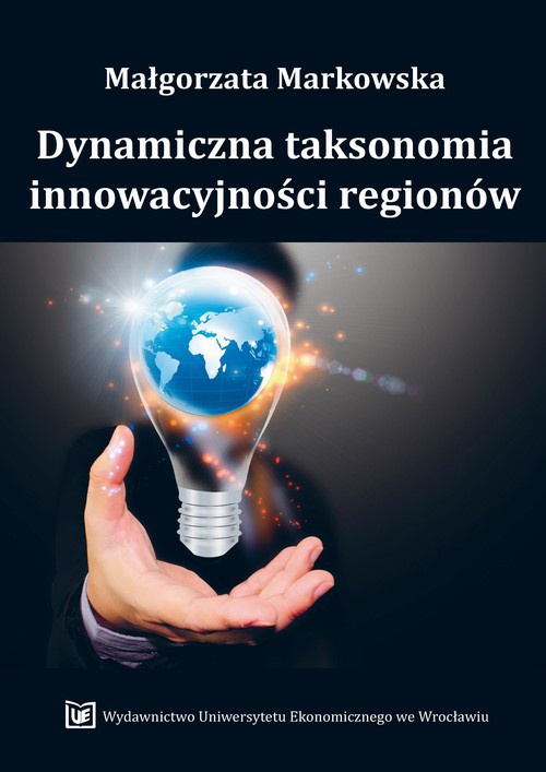 Обложка книги под заглавием:Dynamiczna taksonomia innowacyjności regionów