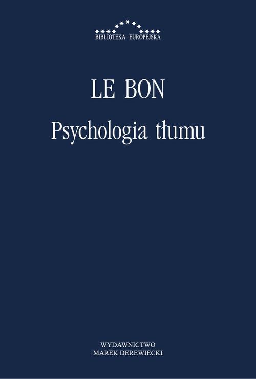 Обложка книги под заглавием:Psychologia tłumu