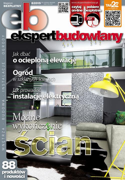 The cover of the book titled: Ekspert Budowlany 6/2015
