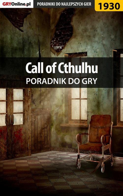 Okładka:Call of Cthulhu - poradnik do gry 