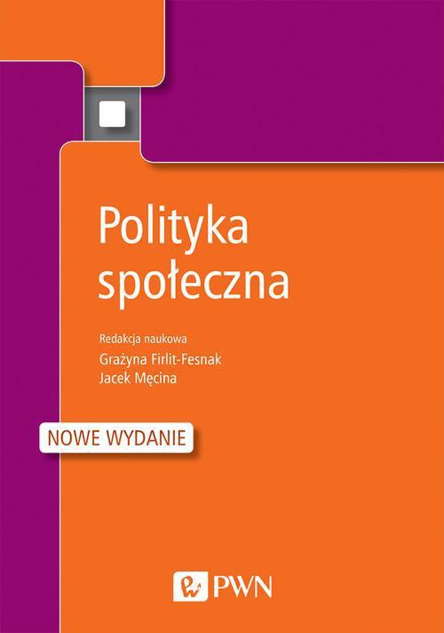 Обкладинка книги з назвою:Polityka społeczna
