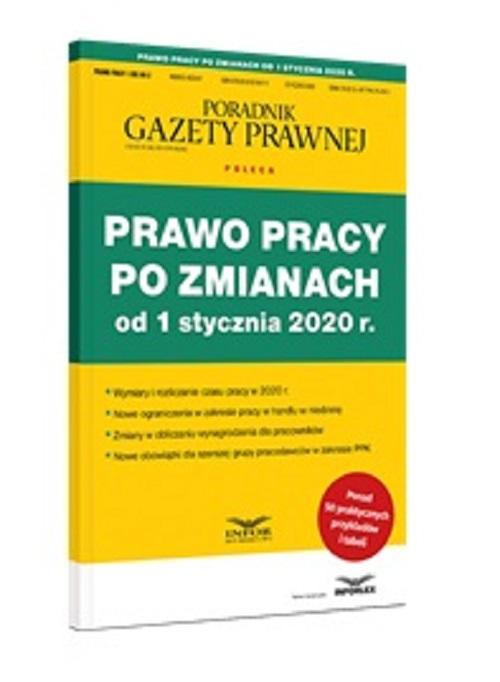 Обкладинка книги з назвою:Prawo pracy po zmianach od 1 stycznia 2020
