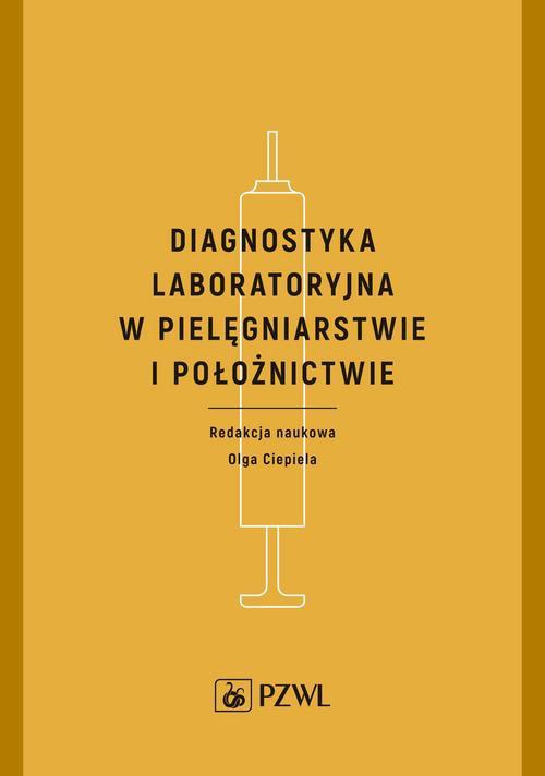 Обложка книги под заглавием:Diagnostyka laboratoryjna w pielęgniarstwie i położnictwie