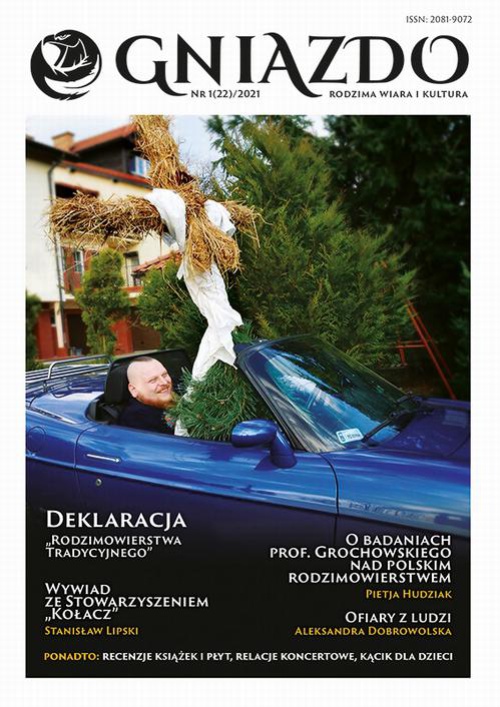 Обкладинка книги з назвою:Gniazdo-rodzima wiara i kultura nr 1(22)/2021