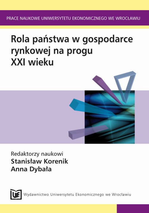 Обкладинка книги з назвою:Rola państwa w gospodarce rynkowej na progu XXI wieku