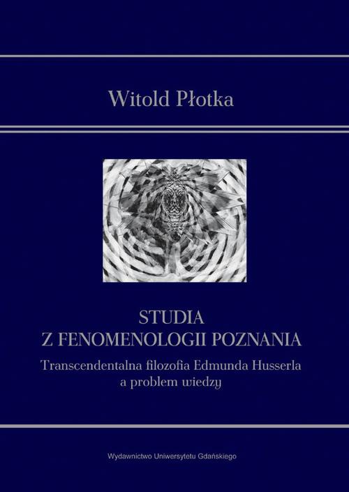 Обложка книги под заглавием:Studia z fenomenologii poznania