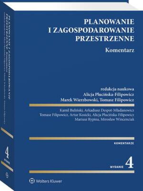 The cover of the book titled: Planowanie i zagospodarowanie przestrzenne. Komentarz