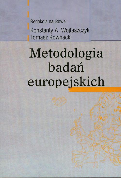 Okładka:Metodologia badań europejskich 