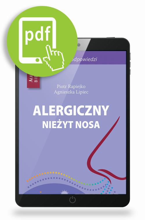 The cover of the book titled: Alergiczny nieżyt nosa - 50 pytań i odpowiedzi